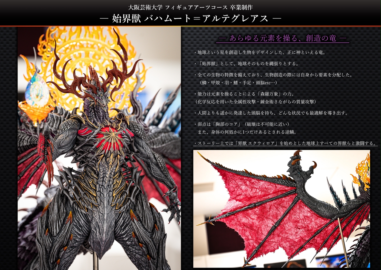 卒業制作】 始界獣 バハムート＝アルテグレアス | ViViViT
