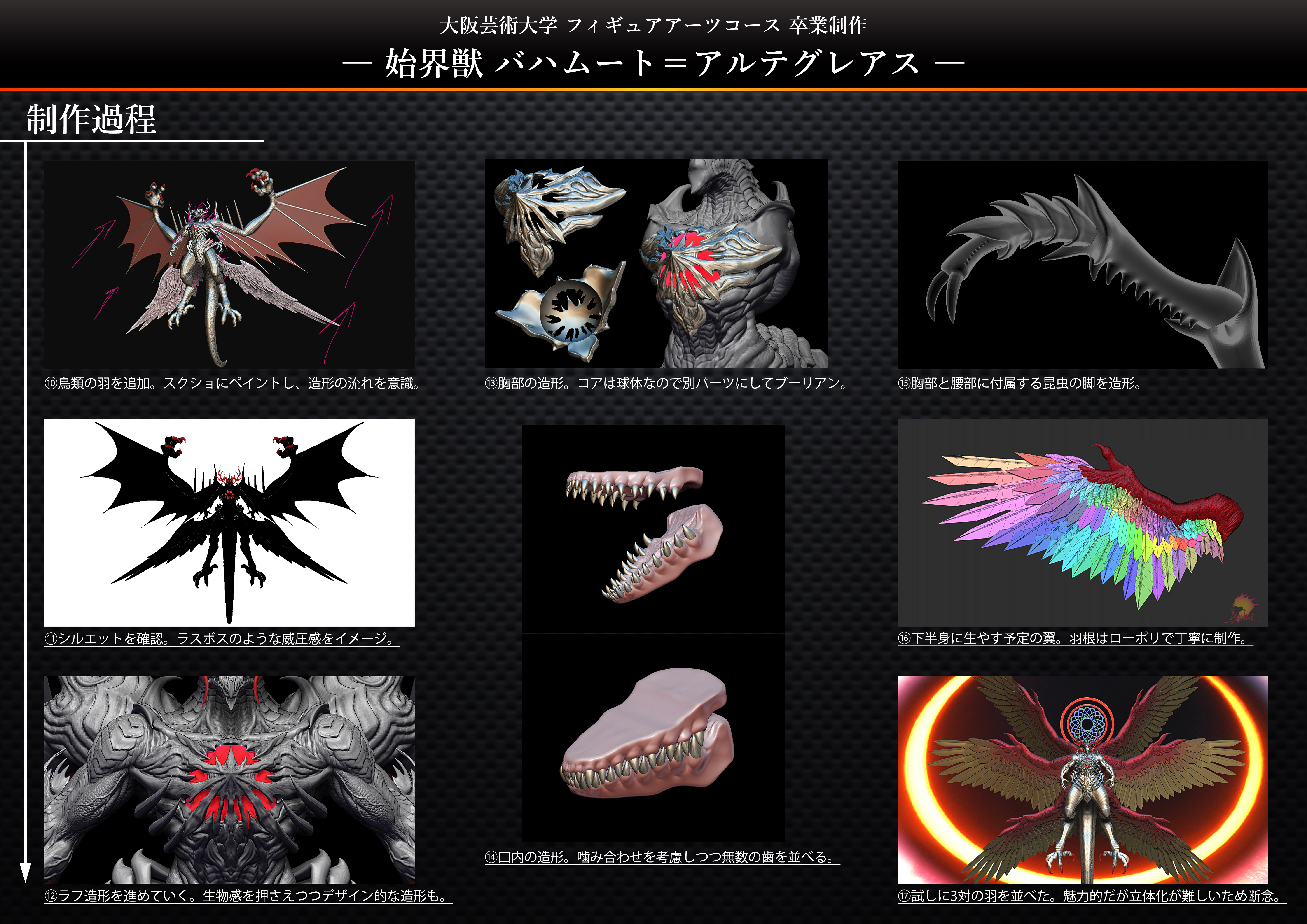卒業制作】 始界獣 バハムート＝アルテグレアス | ViViViT